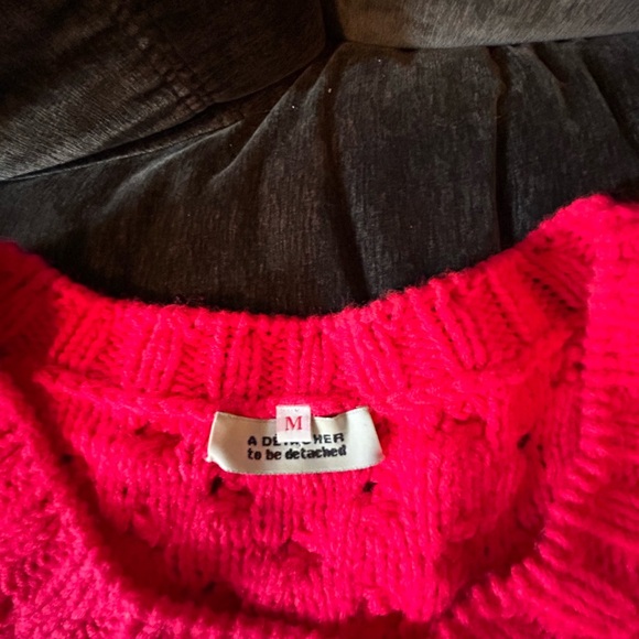 A detacher “popcorn” short sleeve sweater size M like new condition - Picture 4 of 6